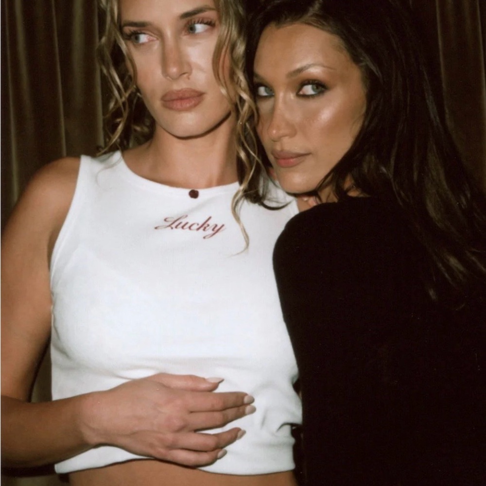 NWT Frankie’s bikinis x Bella Hadid Reno lucky tank top